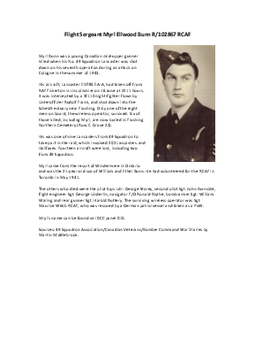 A preview of a PDF biography for Bunn, Myrl Ellwood
